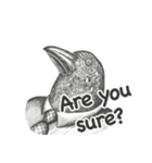 Strange crow uncle.（個別スタンプ：5）