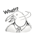 Strange crow uncle.（個別スタンプ：6）