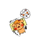 ぽこにゃんのなかよしスタンプ（個別スタンプ：8）