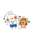 ぽこにゃんのなかよしスタンプ（個別スタンプ：22）