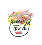 天才的な絵のスタンプ（個別スタンプ：7）