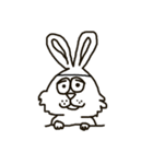 タイトな帽子のウサギのトミー（個別スタンプ：15）
