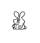 タイトな帽子のウサギのトミー（個別スタンプ：16）