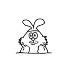 タイトな帽子のウサギのトミー（個別スタンプ：24）