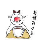 さらに平和なトナカイくん！第二弾登場！（個別スタンプ：3）