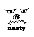 Face Pig (English version)（個別スタンプ：30）