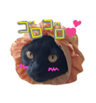 黒猫ハルク（個別スタンプ：1）