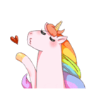rainbow unicorn（個別スタンプ：1）