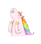 rainbow unicorn（個別スタンプ：3）