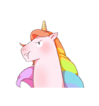 rainbow unicorn（個別スタンプ：5）