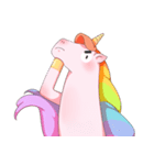 rainbow unicorn（個別スタンプ：8）