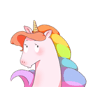rainbow unicorn（個別スタンプ：9）