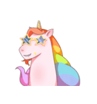rainbow unicorn（個別スタンプ：10）