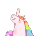 rainbow unicorn（個別スタンプ：19）