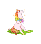 rainbow unicorn（個別スタンプ：21）