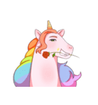 rainbow unicorn（個別スタンプ：28）