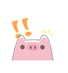Pigs and jellyfish cat（個別スタンプ：5）