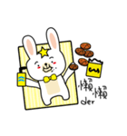 Rabbit doctor lazy day（個別スタンプ：15）