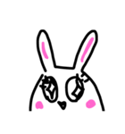 崖っぷちうさぎスタンプ（個別スタンプ：4）
