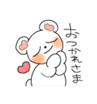 愉快なくまさん。（個別スタンプ：4）