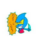 スーパーヒーロー 雨つぶマン リミックス（個別スタンプ：17）