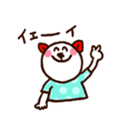 にこにこくまさん（個別スタンプ：24）
