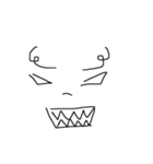 かお文字（個別スタンプ：6）