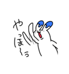 ホッキョクウサギと謎の生物はこみん（個別スタンプ：2）