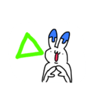 ホッキョクウサギと謎の生物はこみん（個別スタンプ：19）