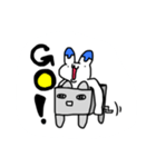 ホッキョクウサギと謎の生物はこみん（個別スタンプ：39）