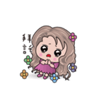 Boy girl and cat（個別スタンプ：19）