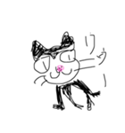 ねこずきのラクガキ（個別スタンプ：4）