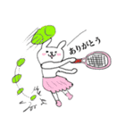 情熱のテニスウサギ（日常につかえる）（個別スタンプ：22）