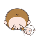 Monkey + Sheep（個別スタンプ：15）