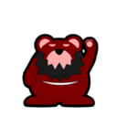 黒髭和熊（個別スタンプ：3）