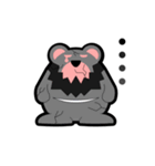 黒髭和熊（個別スタンプ：23）
