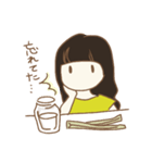 日本画女子の毎日（個別スタンプ：3）