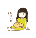日本画女子の毎日（個別スタンプ：6）