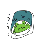 補助蛙 思いの丈蛙  ファニーフロッグ（個別スタンプ：32）