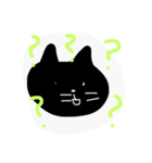 黒猫スタンプ typeA（個別スタンプ：13）
