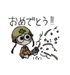 インコと作業員（個別スタンプ：5）