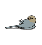 インコと作業員（個別スタンプ：12）