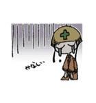 インコと作業員（個別スタンプ：15）