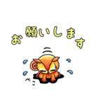 オレンジのリス（個別スタンプ：32）