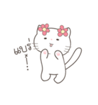 Yuk-Yik White Kitten（個別スタンプ：1）