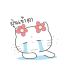 Yuk-Yik White Kitten（個別スタンプ：9）