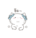 Yuk-Yik White Kitten（個別スタンプ：26）