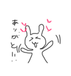 うさぎちゃん。〜適当〜（個別スタンプ：3）
