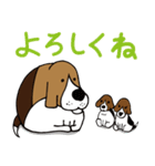 ビーグル犬のガクとココとイクラ（個別スタンプ：25）