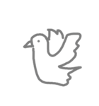 癒やしを与える鳥たち（個別スタンプ：10）